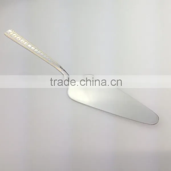 stainless steel cake server pizza server good polish