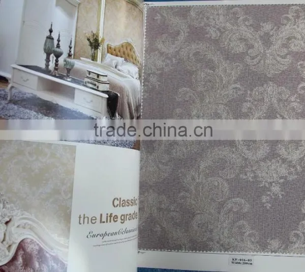 Textile Wall Fabric Made of Jacquard Polyester photo-2