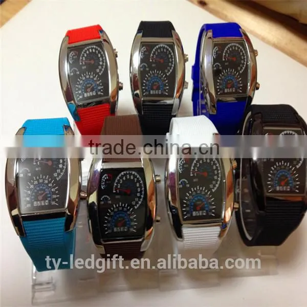 Creative LED watch new electronic watch the student table