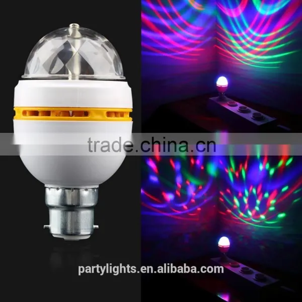 3W Automatic Color Changing RGB Led Mini Laser Light for Disco