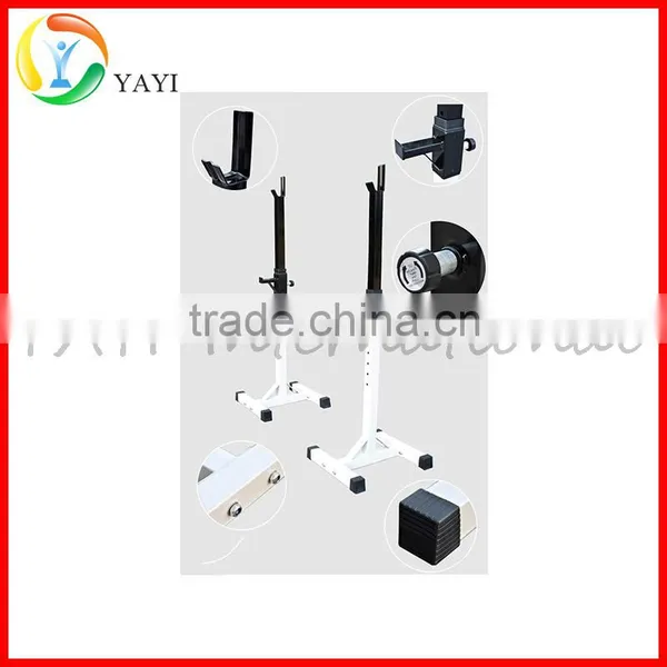 Gym Barbell Power Adjustable Sturdy Steel Squat Rack Quality Choice photo-6
