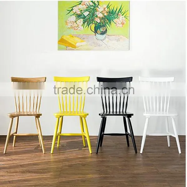 Cafe Restaurant Wood Dining Chair in Dining Room photo-4