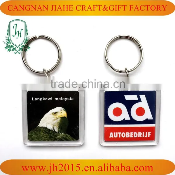 Safty Hat Keychain With Logo Insert Custom Design Acrylic Plastic Keychain Blank Logo Keychain photo-2