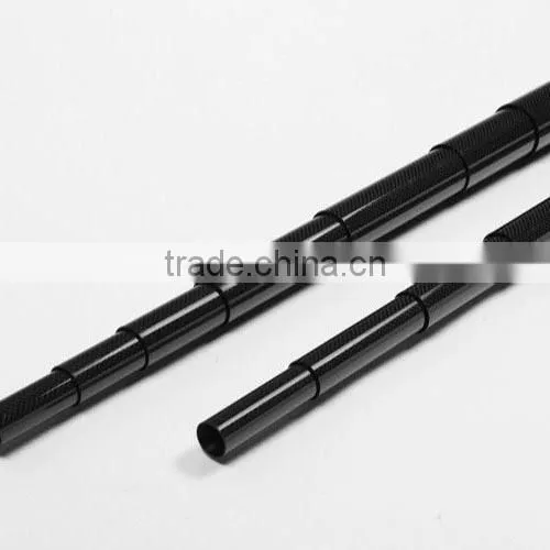 Conical Type 3K Carbon Fiber Telescopic Tubes / Rod Use In Ship Mast photo-3