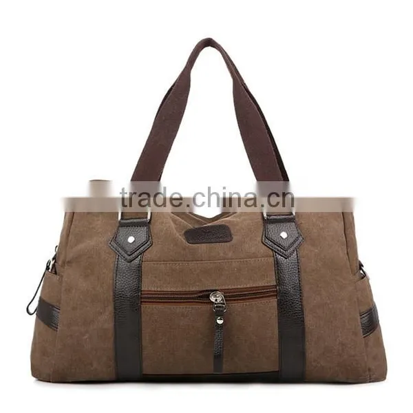 Manufacturer High Capacity Travel Sport Canvas Duffel Bag for Man photo-5