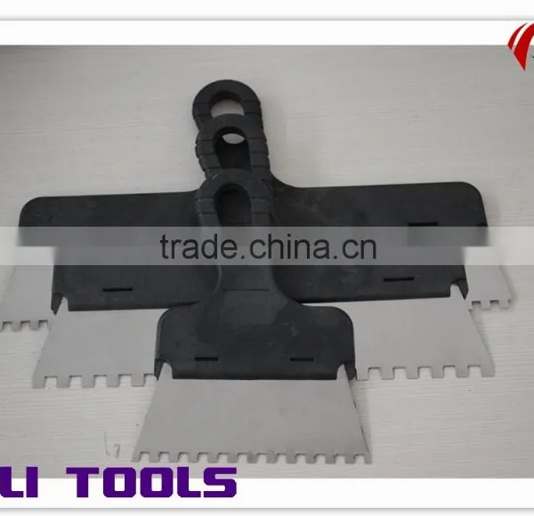 Wall Scraper With Teeth Blade PC Handle / Stainless Steel Hand Tool photo-6