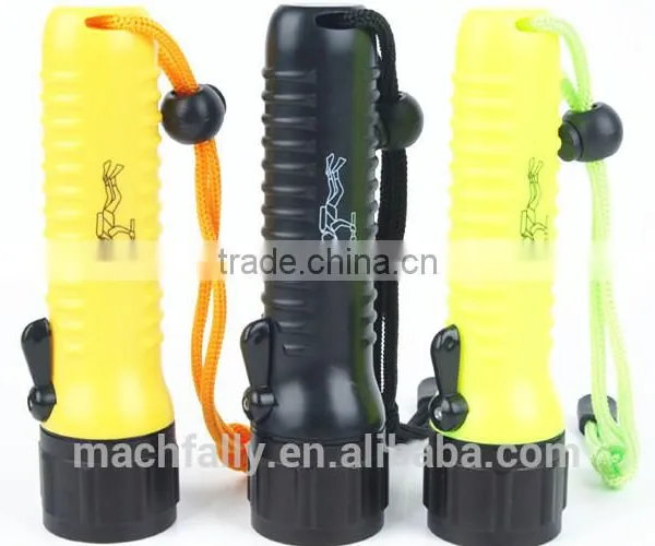 3W Rechargeable Powerful LED Diving Flashlight Diving Torch Flashlight