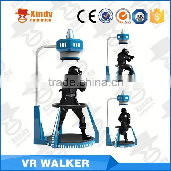9D Game Equipment Walker VR Treadmill for Amusement Park Equipment photo-2