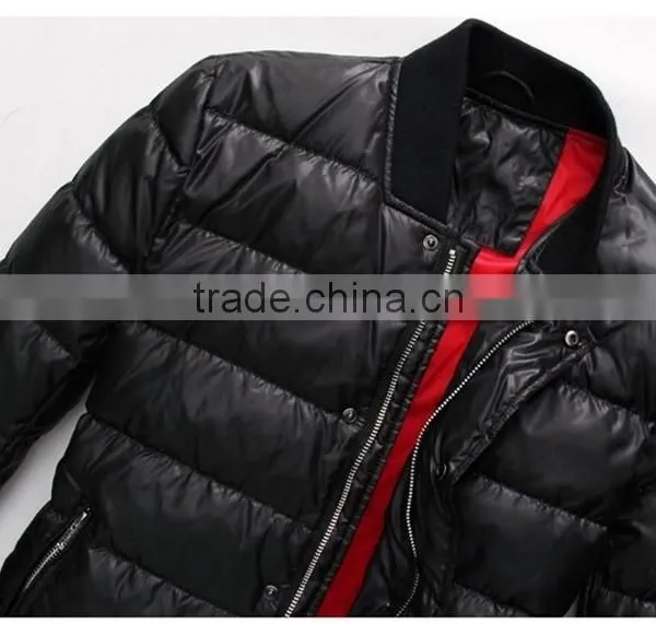 Custom 2015 Menswear New Feather Coat in Winter Eiderdown Outerwear Men's Down Jacket Casual Jacket Men Suit photo-5
