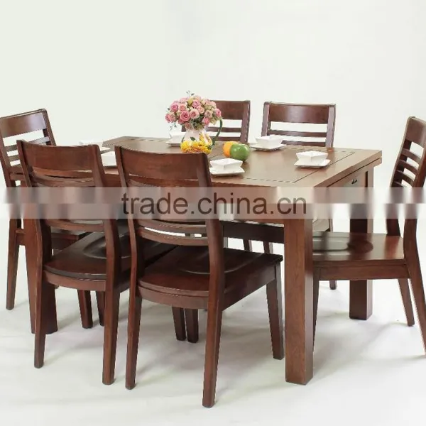 Antique Solid Wooden Extensible Dining /Party Table(DT-515C-OAK) photo-2