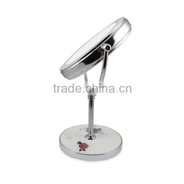 Hotel Desktop 10X Magnifying Led Lighted Makeup Mirror photo-2