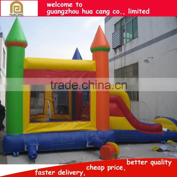 Multicolor Castle Shape Inflatable Bouncer photo-2