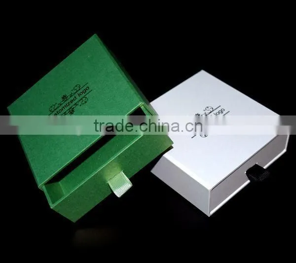 Fashion Customized Cardboard Matte Black Gift Jewelry Box photo-5