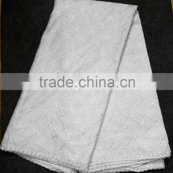 China Factory Price Lace Textile Fabric Cotton Polish Lace for Party Dressing photo-6