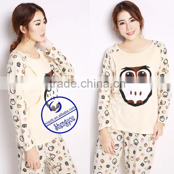 Custom Made 100% Pima Cotton Printed Maternity Wear photo-4