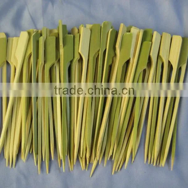 Safe Fruit Pick Roating 40cm Wooden Bbq Bamboo Skewer photo-2