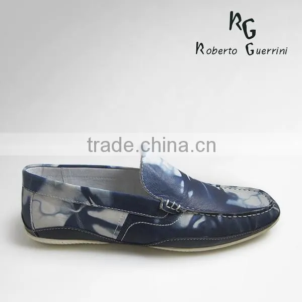 China Fashion Genuine Leather Men Casual Shoes photo-3