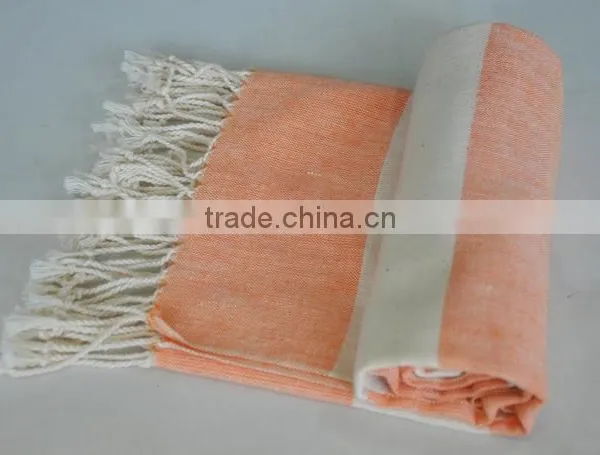 100% Cotton Turkish Towel Bath Hamam Fouta Peshtemal Pestemal Towel photo-4