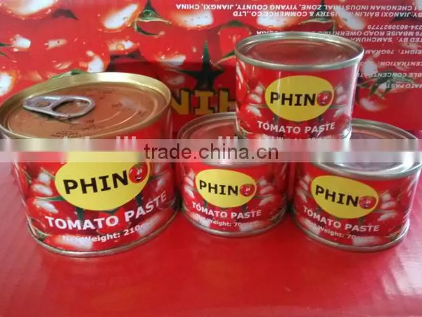 Factory Sell Brix 28/30 Tomato Paste With Paper Label, Printing Package