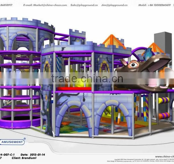 Cheer Amusement Castle Themed Indoor Playground Equipment photo-3