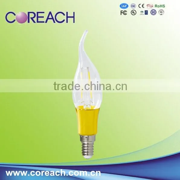 High Quality E27 Glass Led Candle Lighting photo-5