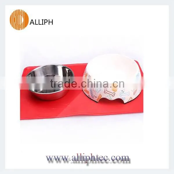 Bone Shaped Dog Bowl Stainless Steel Dog Bowl photo-2