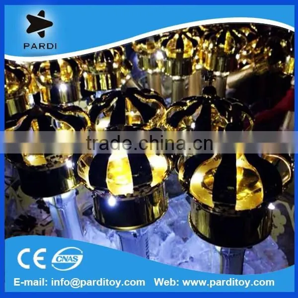 Custom Nightclub Champagne Bottle Led Light Crown Bottle Caps photo-3