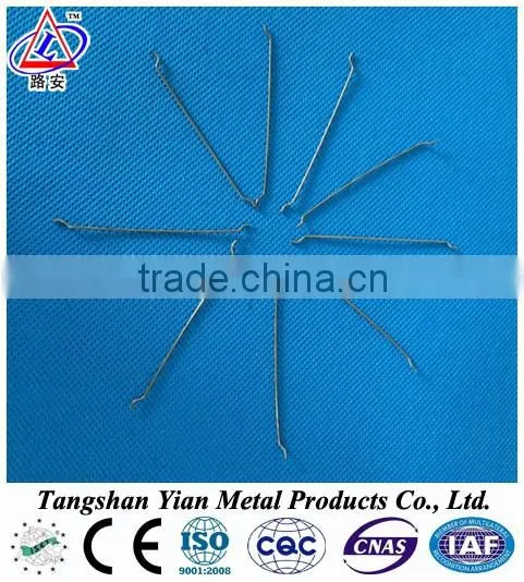 Easy Mixing Steel Fibers , Hook End Single Type Steel Fiber
