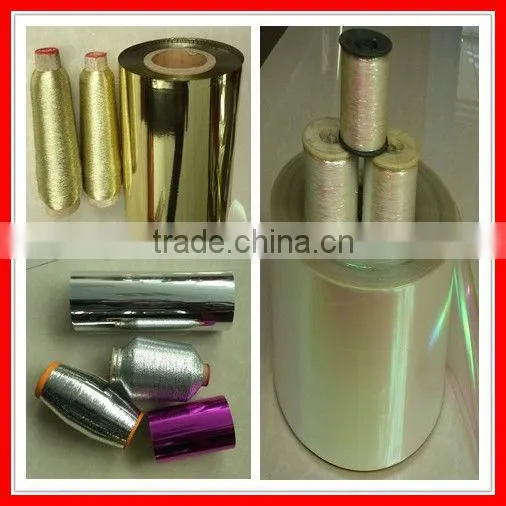 Metallic Film Silver Mylar Film Metalic Yarn