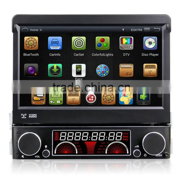 Winmark 7 Inch One Din Car DVD Player With Touch Screen Android 4.4 Quad Core Wifi 3G GPS Bluetooth Digital TV Port Universal photo-4