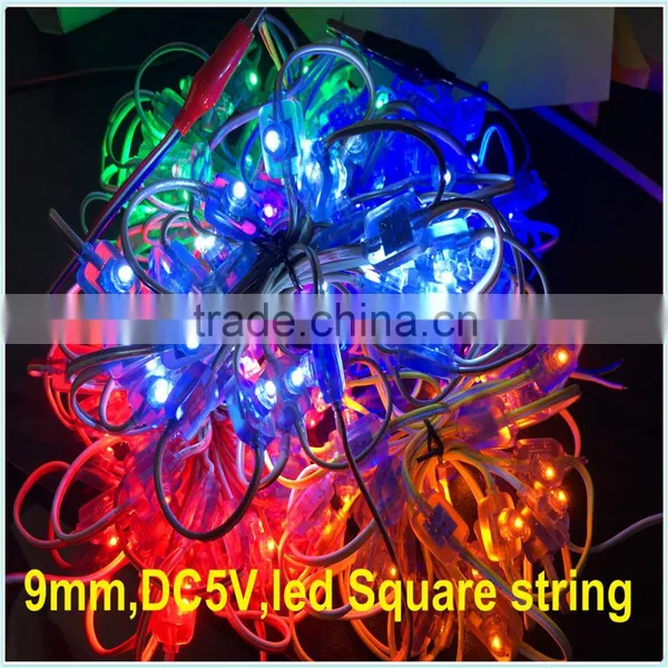 Christmas Holiday Name and 5V Voltage Battery Powered Led Square String Light photo-6