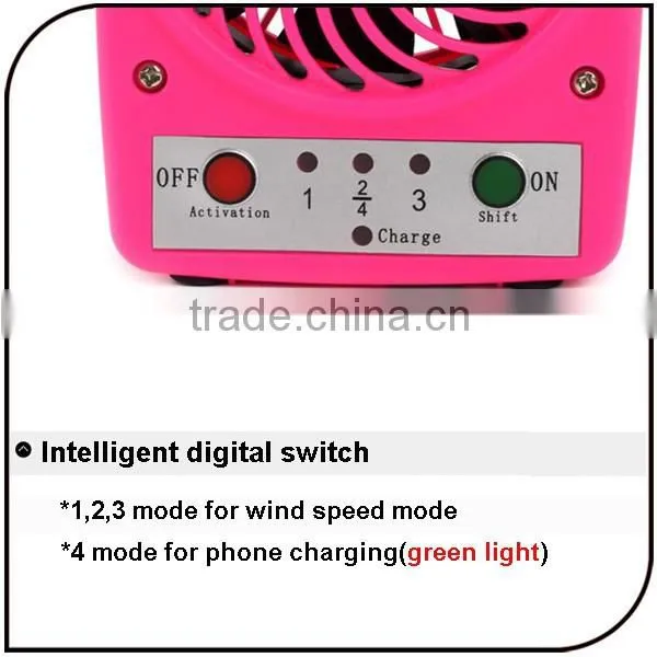 Portable Micro Mini Usb Fan Lithium Battery Operated Mini Electric Fans for Mobile Phone Charging photo-5