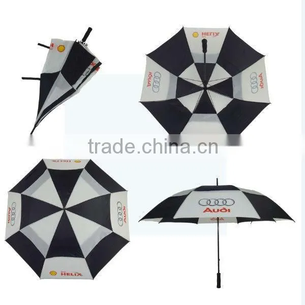 64-Inch OEM Auto Open Oversize Rain Golf Umbrella
