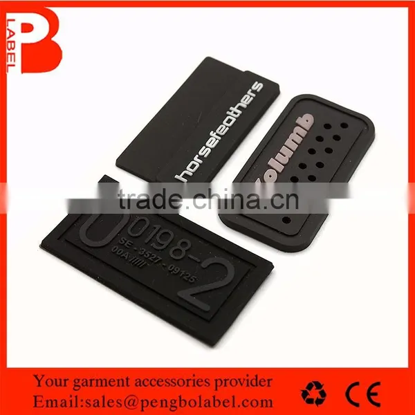 Custom Garment Distressed Logo Pvc Patch for Any Color photo-3