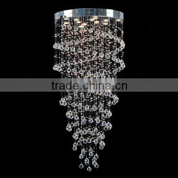 Modern Contemporary Spiral Crystal Chandelier 97009 photo-3