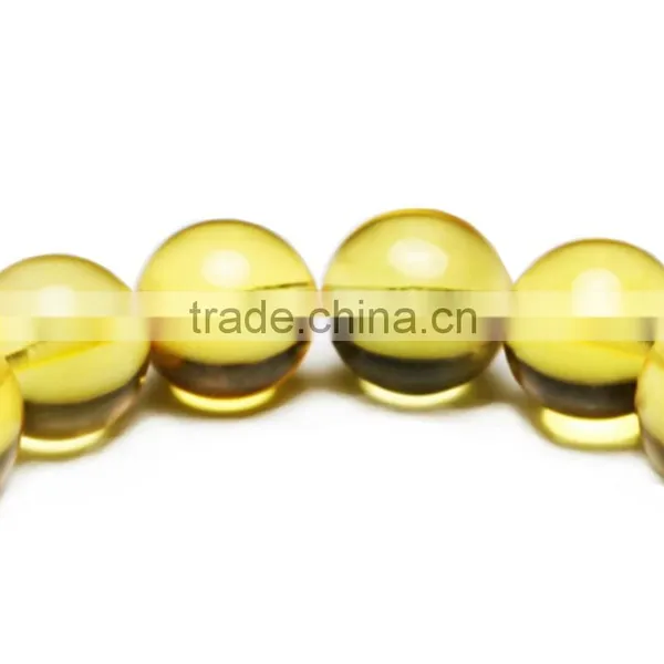 Hot Natural Amber Amber Bracelet and a Single Circle Hand Beaded Fashion Jewelry Amber Beeswax Factory Wholesale photo-5