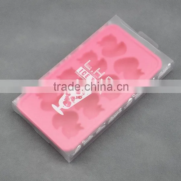 100% Food Grade Silicone Duck Animal Shape Ice Cube Tray photo-5