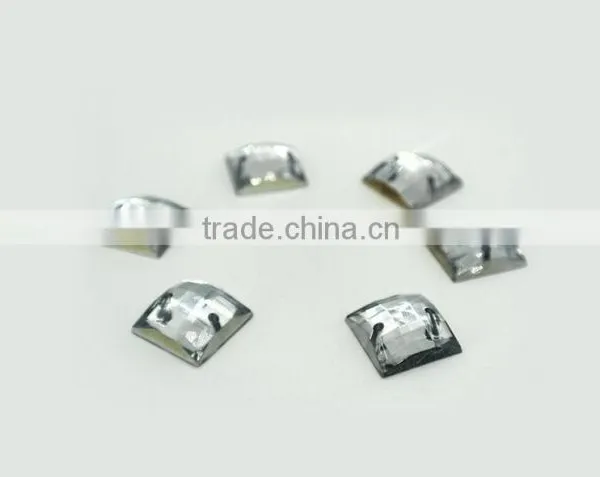 KC9 6*6 8*8 12*12 Square Flat Back Sew on Acrylic Rhinestones for Fashion Decoration, Craft Making, Garment Bags Accessories photo-4