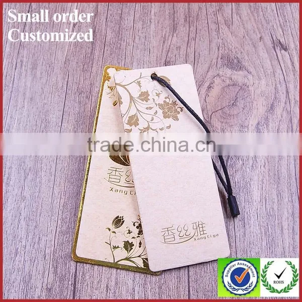 Wholesale Custom Printing Paper String Hang Tags for Handbags Clothing t Shirt photo-5