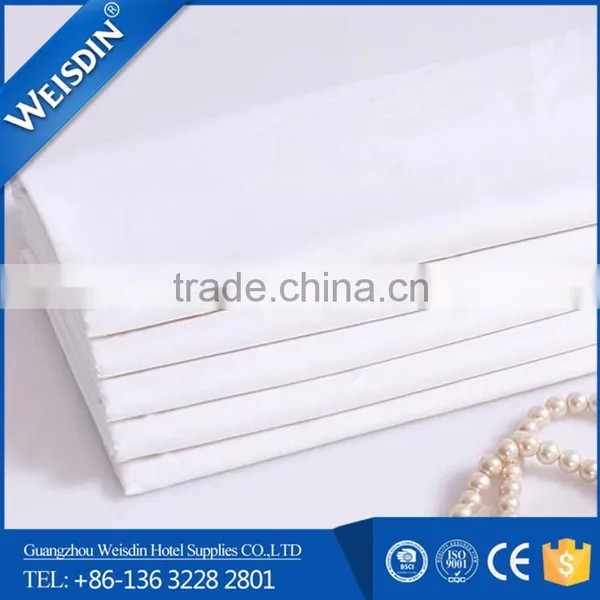 Hot Sale Hotel Bedding Set100% Cotton White Hotel Use Bed Sheet photo-5