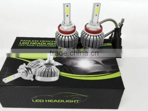 Sale! NEW H4/9003/HB2 30W 6000LM LED Headlight Light Conversion Kit Lamp Bulb High Low Beam 6000k photo-2