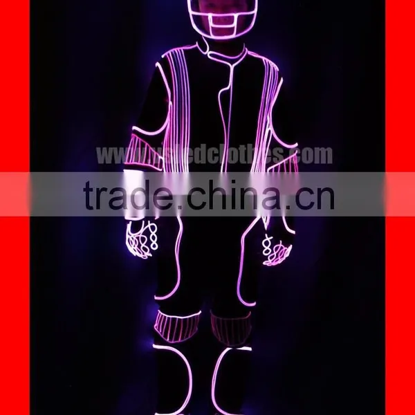 Wireless DMX512 Programmable Light Up LED Robot Outfit Suit photo-6