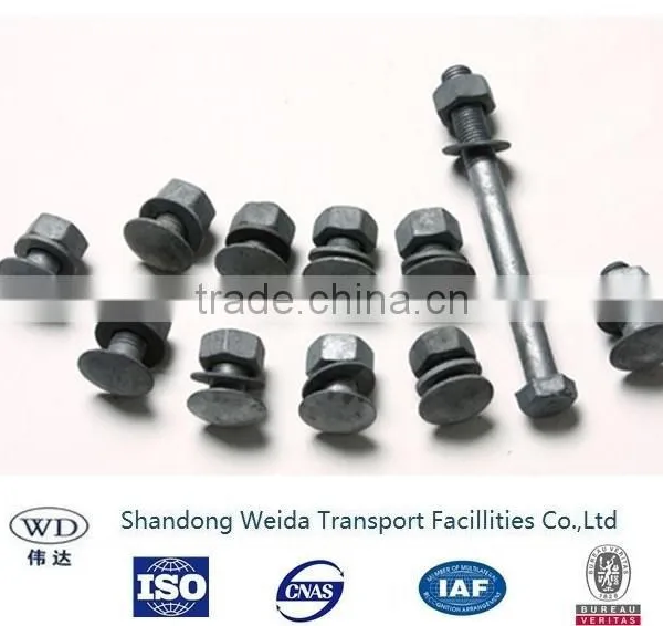 M16 Round Head Bolt and Nut Highway Guardrail Fastener photo-4