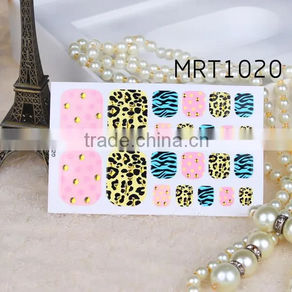 Beauty Sticker GMP Wholesale Water Transfer Nail Art Stickers for Toe Nail Stickers photo-5