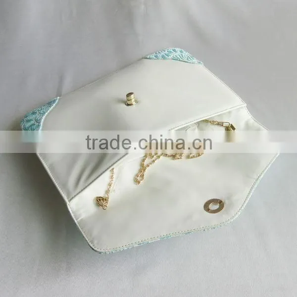 New Styles Lace Fashion Satin Evening Bag photo-4