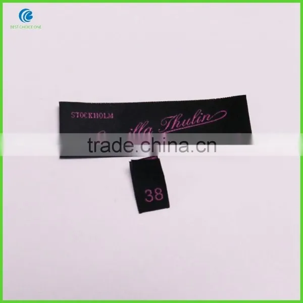 Wholesale Factory Direct High Density Woven Label For Garment Size Labels For Clothing photo-4