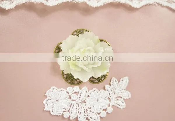 Mini Metal Openning Bag Lace Decoration Pink Leather Promotional Bag photo-3