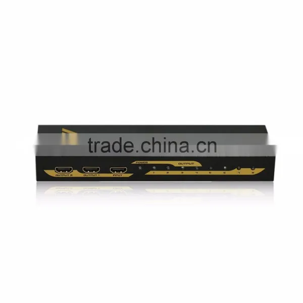 HDMI Splitter 4Kx2K Video 1X8 Splitter 1 in 8 Out Amplifier Dual Display For HDTV DVD PS3 Xbox photo-3