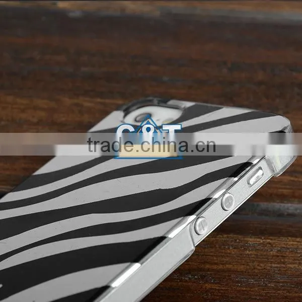C&T Ultra Thin Plating Mirror Hard Back Cover for IPhone SE photo-3