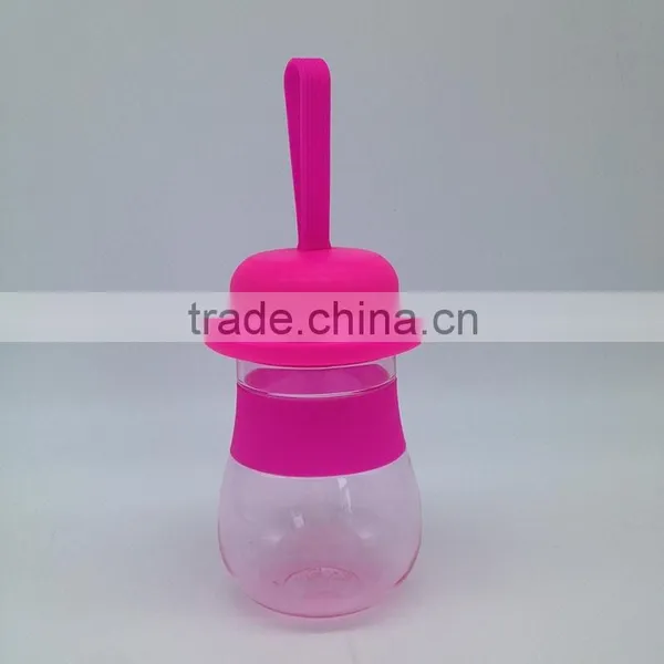 Novelty and Colorful Kids Water Bottles With Cup Shaped Lid photo-4